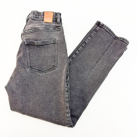 & Other Stories Black Stretch Denim Jeans Button Fly Flared Leg Size 27 - Picture 9 of 9